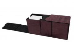 Ultra Pro Alcove VAULT Deck Box - Suede Ruby